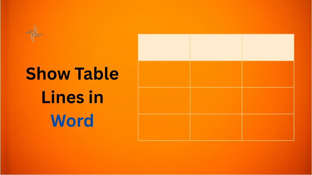Show Table Lines in Word